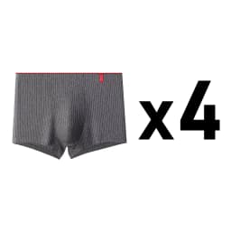 4 Pcs/Lot Boxer Men‘s Sexy Stripe Panties Underwear Sexy Knickers Underpants Shorts Fashion Under Wear Lingerie Boxers Briefs