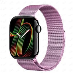 Milanese Strap For Apple Watch Ultra 2 49 46mm 42mm 44mm 40mm 45mm 41mm 38mm Bracelet For iWatch Series 10 9 3 6 5 SE 7 8 Strap