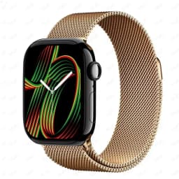 Milanese Strap For Apple Watch Ultra 2 49 46mm 42mm 44mm 40mm 45mm 41mm 38mm Bracelet For iWatch Series 10 9 3 6 5 SE 7 8 Strap