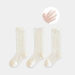 Summer 3-12Y Kids Girls Mid-tube Socks Children Girl Knee High Thin Beige Lace Princess Socks Babys Girls Stockings Cotton Socks