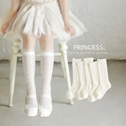 Summer 3-12Y Kids Girls Mid-tube Socks Children Girl Knee High Thin Beige Lace Princess Socks Babys Girls Stockings Cotton Socks