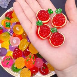 Mini Luminous Fruit Blind Bag Randomly Sends Fruit And Vegetable Creative Home Decoration Ornaments DIY Children's Holiday Gifts