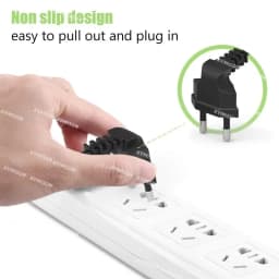 EU Schuko CEE7/16 to IEC320 C7 Angle Converter Angle Extension Cable for Samsung Philips Sony LED TV Figure8 AC Power Cord
