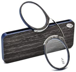 NONOR Men Women Magnifying Nose Clip Portable No Arm Reading Glasses TR90 Ultralight With Box +1.0+1.5 To +3.0