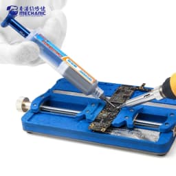 MECHANIC P08 P09 Aluminum Alloy Tube Piston Solder Paste Flux Booster Manual Syringe Plunger Dispenser Propulsion Repair Tool