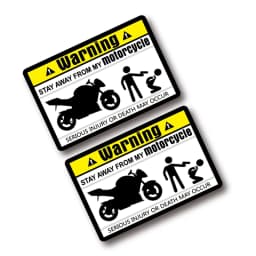 Dont Touch Warning Mark Unique Decal Car Sticker Decals for Motorbike Motorcycle 8cmx5.3cm