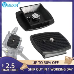 BEXIN Quick Release Plate Camera Plate Tripod Head Plate Adapter With 1/4 Screw For Yunteng Velbon 690 590 600 Camera Tripod