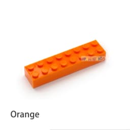 20pcs DIY Building Blocks Thick 2x8 Dots Educational Creative Toys for Children Figures Plastic Bricks Size Compatible With 3007