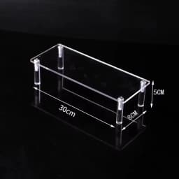 1-5 Tier Acrylic Display Stand Clear Display Riser Rack for Cupcake Perfume Doll Décor Organizer Amiibo Funko POP Figures DC05