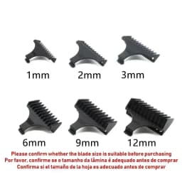 Kemei 1 2 3 6 9 12 mm Hair Trimmer Limit Comb Universal Black Guards Hairdresser Hair Cutting Guide for 5027 1949 5098 9163 5021
