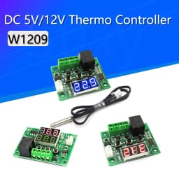 W1209 DC 5V 12V heat cool temp thermostat temperature control switch temperature controller thermometer thermo controller