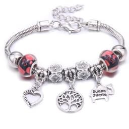 Papa Snap Brand Women Bracelet Colorful Crystal Charm Bracelet for Women DIY Beads Bracelets & Bangles Jewelry Gift