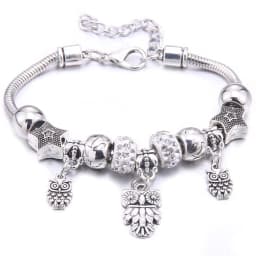 Papa Snap Brand Women Bracelet Colorful Crystal Charm Bracelet for Women DIY Beads Bracelets & Bangles Jewelry Gift