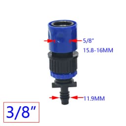 Barbed 1/4 3/8 1/2 3/4 1inch Hose Quick Connector 4/7mm 8/11mm 16mm 20mm 25mm Water Hose Connector Tap 1pcs
