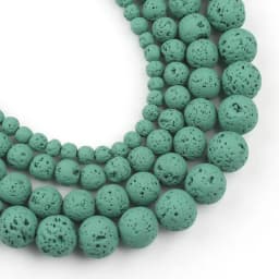 Natural Lava Hematite Volcanic Stone Beads Round Rock Loose Spacer Bead For Jewelry Making 4 6 8 10mm DIY Charm Bracelet 15 INCH