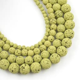 Natural Lava Hematite Volcanic Stone Beads Round Rock Loose Spacer Bead For Jewelry Making 4 6 8 10mm DIY Charm Bracelet 15 INCH