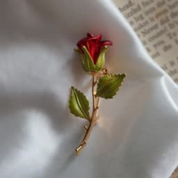 little rose flower vintage brooch women clothing flower accessories brooches party holiday gift