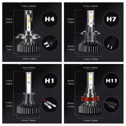 Car Headlight CSP 32000LM 160W H4 LED H7 Canbus H1 H3 H8 H11 9005 9006 9007 880 8000K 6000K Car Auto Headlamp Led Lights For Car