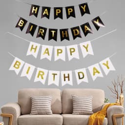 NEW Happy Birthday Banner Bunting Flag Party Decoration Kids Decor Children's Ornament Baby Colorful Girl Boy Parti Supplies