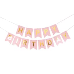 NEW Happy Birthday Banner Bunting Flag Party Decoration Kids Decor Children's Ornament Baby Colorful Girl Boy Parti Supplies