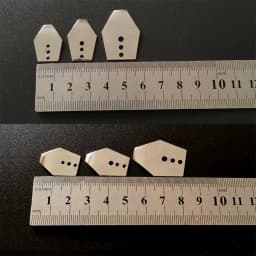 20pcs/lot S/M/L Blade Jig Stainless Steel Swim Jig Blades M,Shakee Blades,Jig Dancer Blades Manufacture,Diy for Jigs