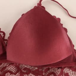 Women Triangle Bralette French Style Wireless Bra Sexy Lingerie Padded Bra Delicate Floral Lace Underwear Daily Wear One Size