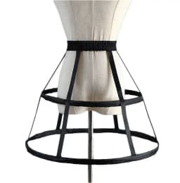 New Black 2-HOOPs Bride Hollow out Birdcage for Bridal Crinoline Petticoats A Line Wedding Accessories Underskirt