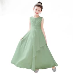 Dideyttawl Customized Chiffon Flower Girl Dress For Wedding Party First Communion 2025 Little Bride Gowns Junior Bridesmaid