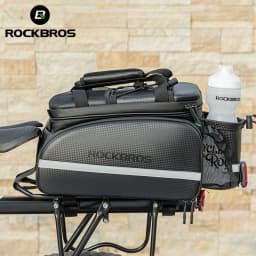ROCKBROS Bicycle Carrier Bag MTB Bike Bag Trunk Pannier Cycling Large Capacity Travel Bag Package Bags Bicycle Rear Carrier Bags