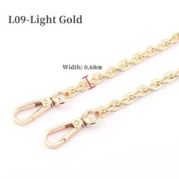 Bag Chain Single Buy Chain Accessories Single Shoulder Strap Bag Chain Messenger Belt Replacement Female Metal Bag Strap Gold