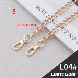 Bag Chain Single Buy Chain Accessories Single Shoulder Strap Bag Chain Messenger Belt Replacement Female Metal Bag Strap Gold