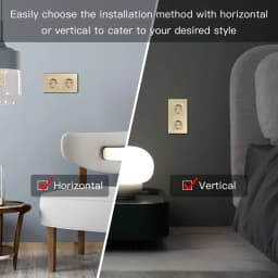 BSEED EU Wall Sockets Single Power Outlet Double Glass Frame USB Type-C Charge Ports Triple Socket Plugs Kids Protection 16A