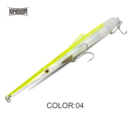 Kingdom Fishing Lures 11g 13g 30g 40g 205mm 130mm Long Casting Needle Pencil Artificial Stickbaits Sinking Floating Fishing Lure