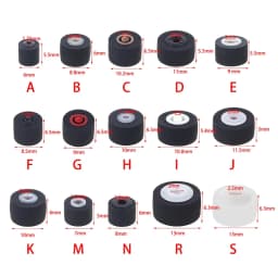 2025 New 5pcs Cartridge Radio Roller Tape Recorder Pressure Cassette Belt Pulley Player