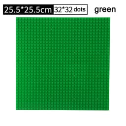 City Road Street Baseplate Straight Crossroad Curve T-Junction Building Blocks Base Plate 32*32 Compatible All Brands City