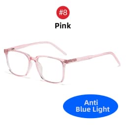 VIVIBEE Classic Square Blue Light Blocking Men Glasses Computer Gaming TR90 Black Anti Ray Eyeglasses Better Sleep Clear Eyewear