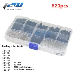 620pcs/310pcs 2.54mm DuPont jumper connector shell with terminal kit