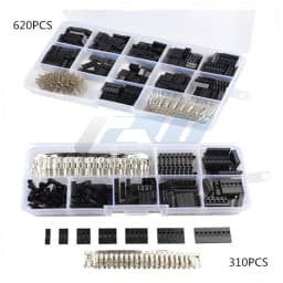 620pcs/310pcs 2.54mm DuPont jumper connector shell with terminal kit