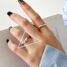 925 Sterling Silver Rings For Women Blue Moonstone Adjustable Engagement Wedding Ring Luxury Birthday Party Jewelry Gift