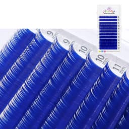 GLAMLASH Gradient Red Green Blue Purple Color Eyelash Extension Individual Faux Mink Ombre False Eye Colored Lashes Makeup Tool