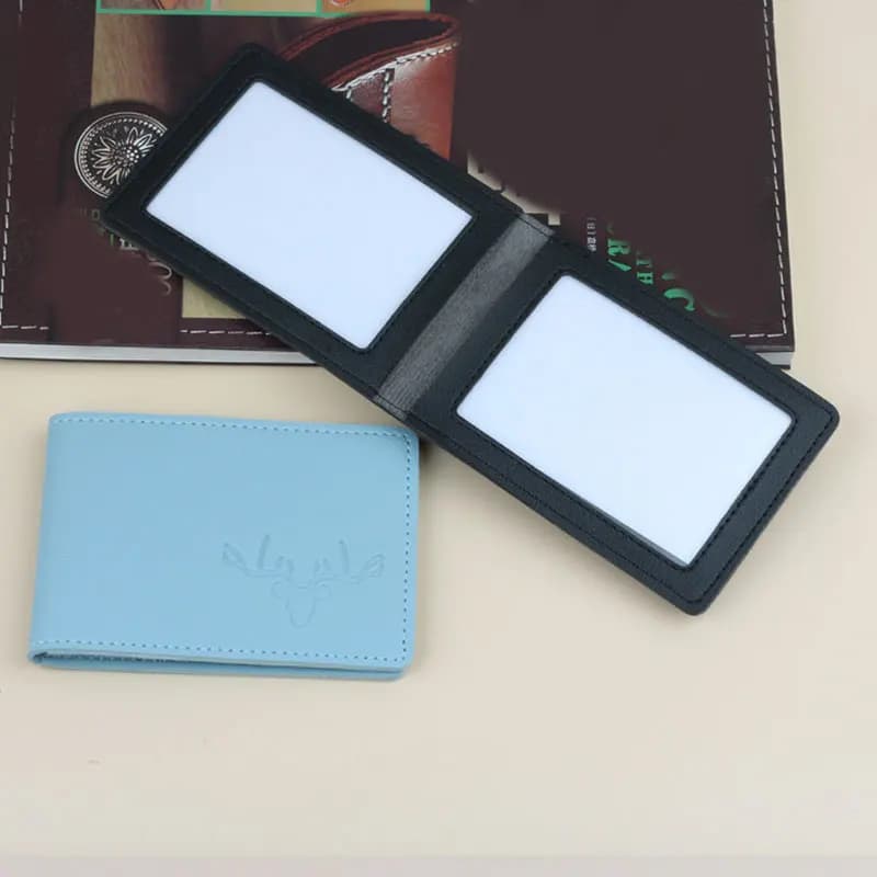 Pu Leather Ultra-thin Driver License Holder Driving License Case ID Bag DIY Cover for Car Driving Documents Folder Wallet Unisex