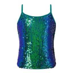Kids Clothes Girls Shiny Metallic Camisole Tank Top Dance Costume Children Gymnastics Workout Stage Performance Clothing Tops