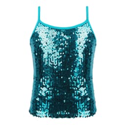 Kids Clothes Girls Shiny Metallic Camisole Tank Top Dance Costume Children Gymnastics Workout Stage Performance Clothing Tops