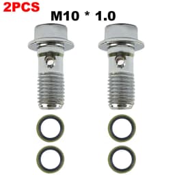 M10 Brake Caliper Banjo Bolt Oil Drain Screw For Yamaha Kawasaki Suzuki Aprilia Brake Hose Screw