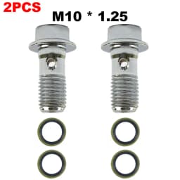 M10 Brake Caliper Banjo Bolt Oil Drain Screw For Yamaha Kawasaki Suzuki Aprilia Brake Hose Screw