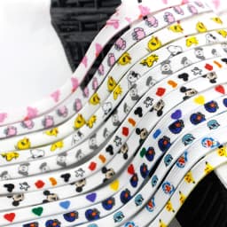 Cartoon Laces Shoe Athletic String No Elasticity Flat Shoelaces Of Sport White Leisure Women Sneaker Lacet Shoelaces Accessories