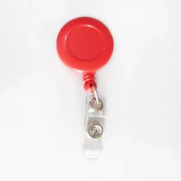 10pcs Retractable Pull Badge Reel Plastic ID Lanyard Name Tag Key Ring Chain Clips Hospital Nurse Badge Holder Credential Holder