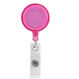 10pcs Retractable Pull Badge Reel Plastic ID Lanyard Name Tag Key Ring Chain Clips Hospital Nurse Badge Holder Credential Holder