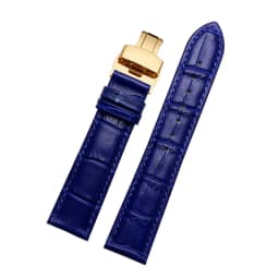 Genuine leather bracelet blue color watch-Strapfor citi-zen ro-ssini watchband14 16 18 20mm 21 22mm 23mm watch bandwholesale