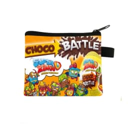 Super Zings Cartoon Print Coin Purse Casual Travel Coin Bag Woman Shopping Portable Fashion Wallet Girl Gift